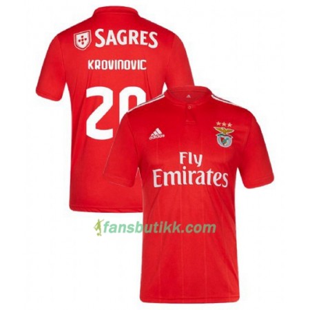 Fotballdrakt Benfica Filip Krovinovic 20 Hjemmetrøye 2018-2019 Kortermet